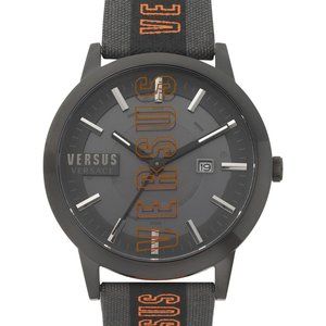 Versace Versus Black 44m Men's Watch! New!